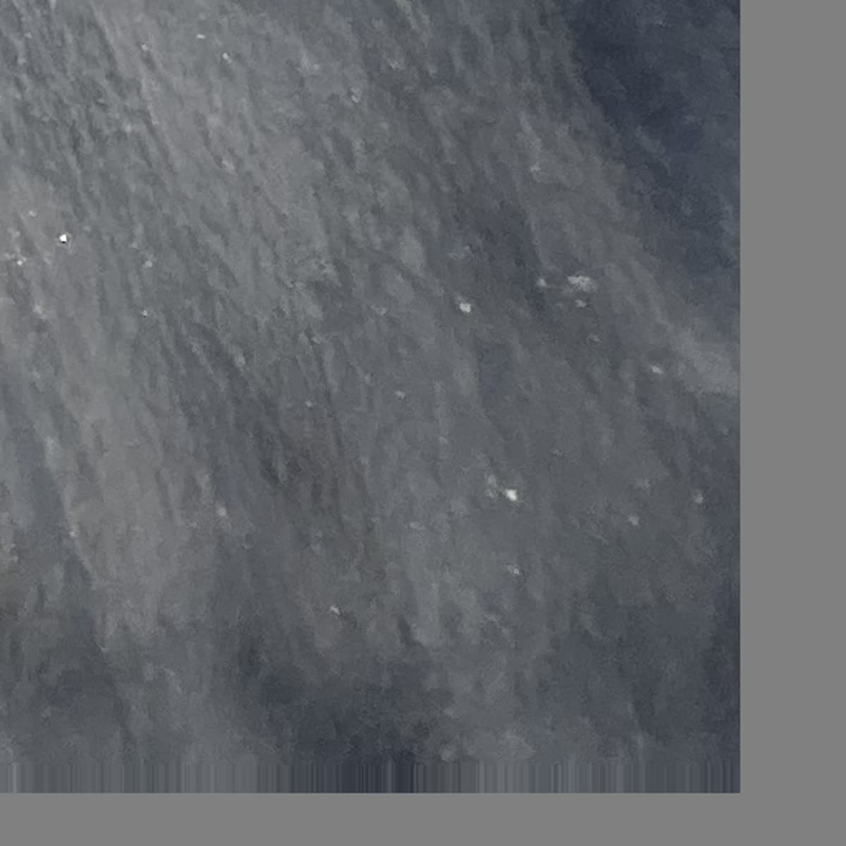 Gaco Silicone Roof Coating cured surface detail, Winnetka flat roof repair