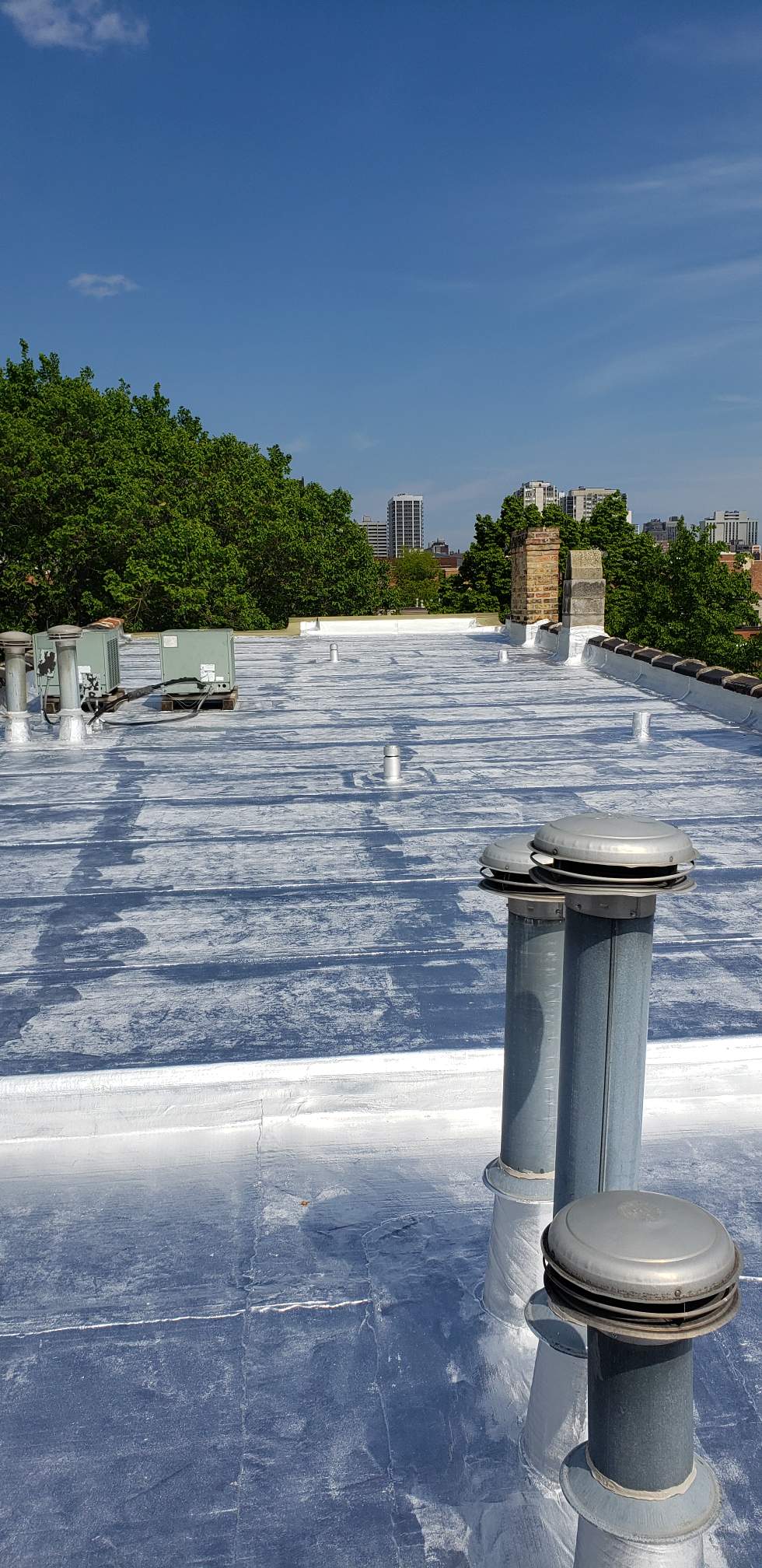 Old Town Flat Roof Replacement — photo 1