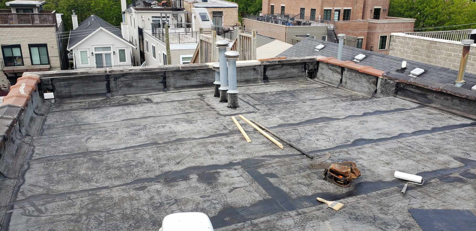 Old Town Flat Roof Replacement — 6
